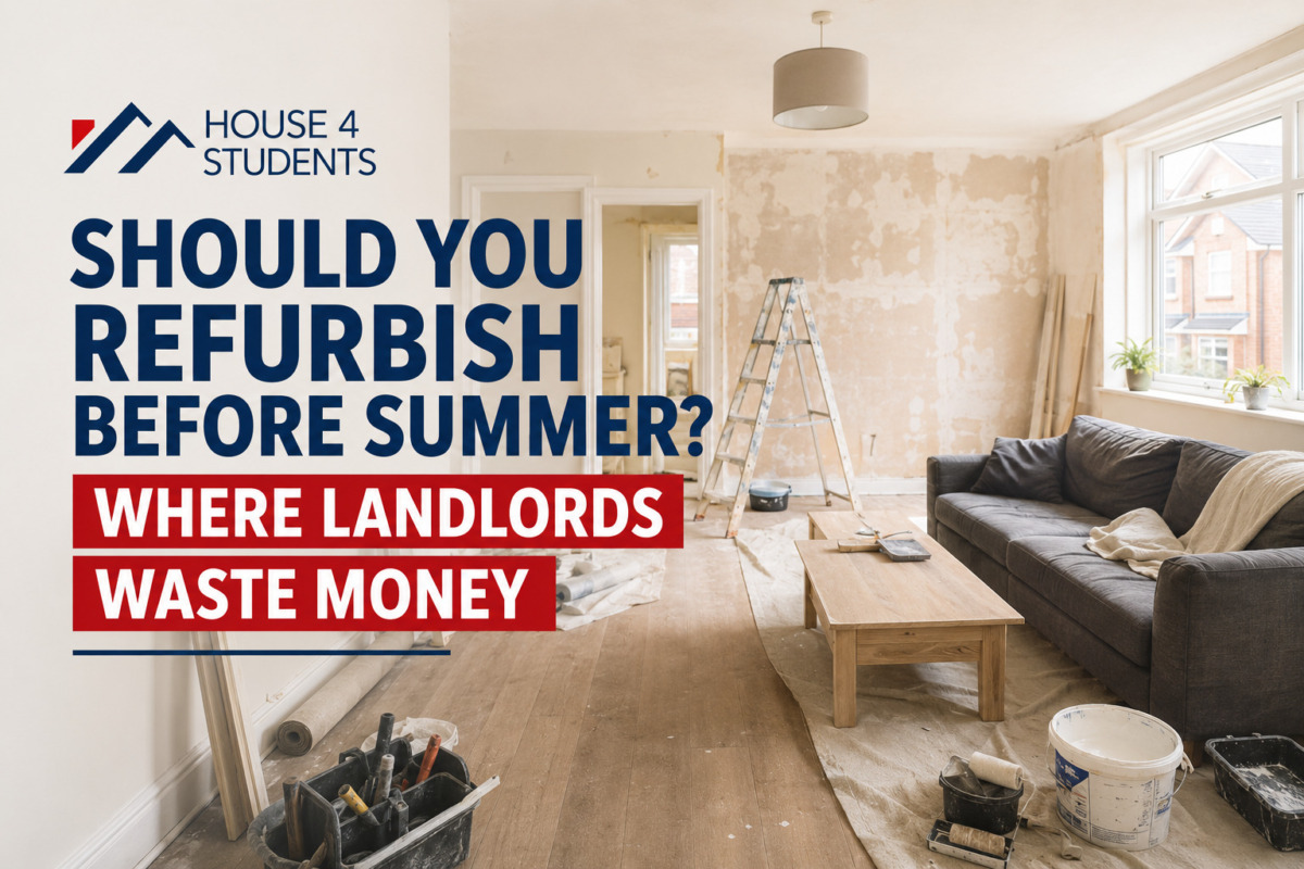 Should You Refurbish Before Summer | House4Students UK