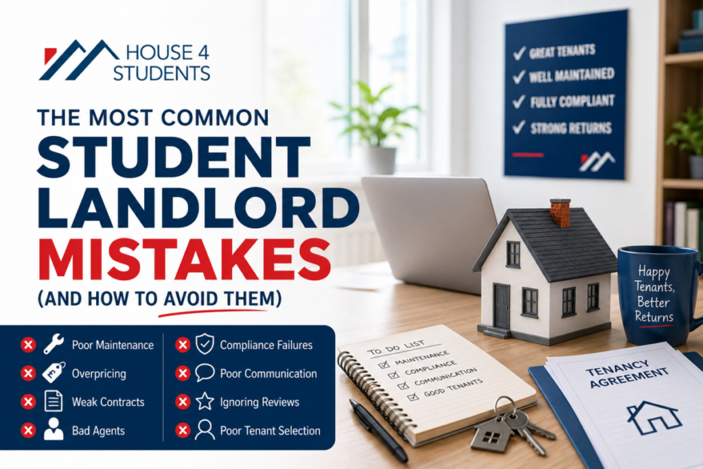 The Most Common Student Landlord Mistakes | House4Students UK