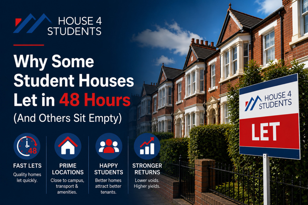 Why Some Student Houses Let in 48 Hours (And Others Sit Empty) | House4Students UK