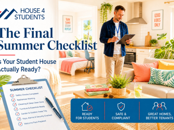 Student House Summer Checklist Is Your Property Ready | House4Students UK