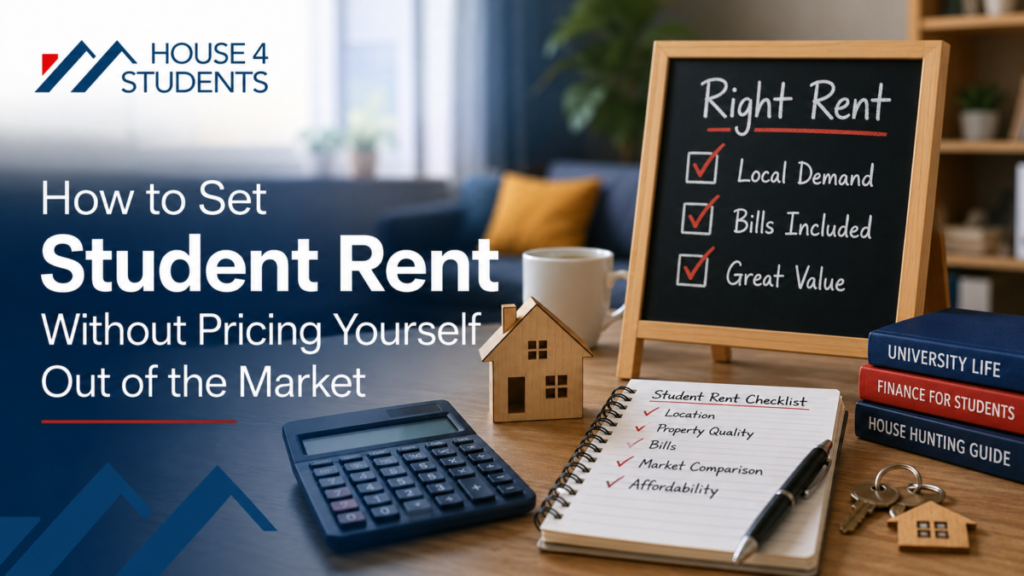 How to Set Student Rent Without Pricing Yourself Out of the Market | House4Students UK