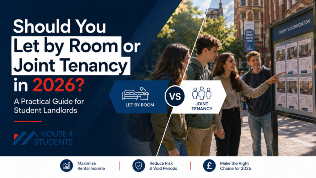 Should You Let by Room or Joint Tenancy in 2026 | House4Students UK