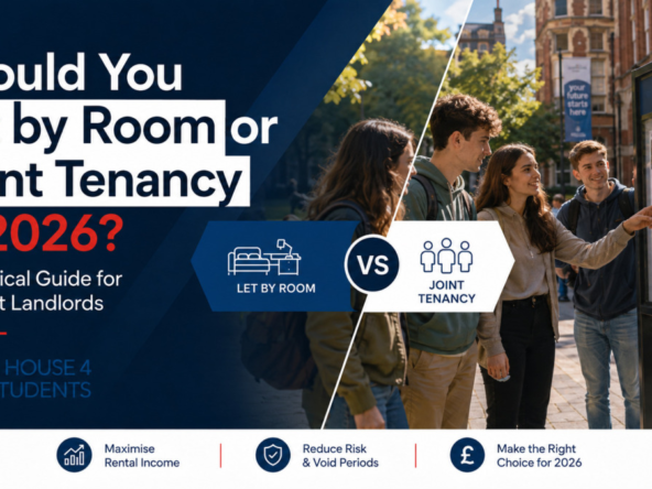 Should You Let by Room or Joint Tenancy in 2026 | House4Students UK