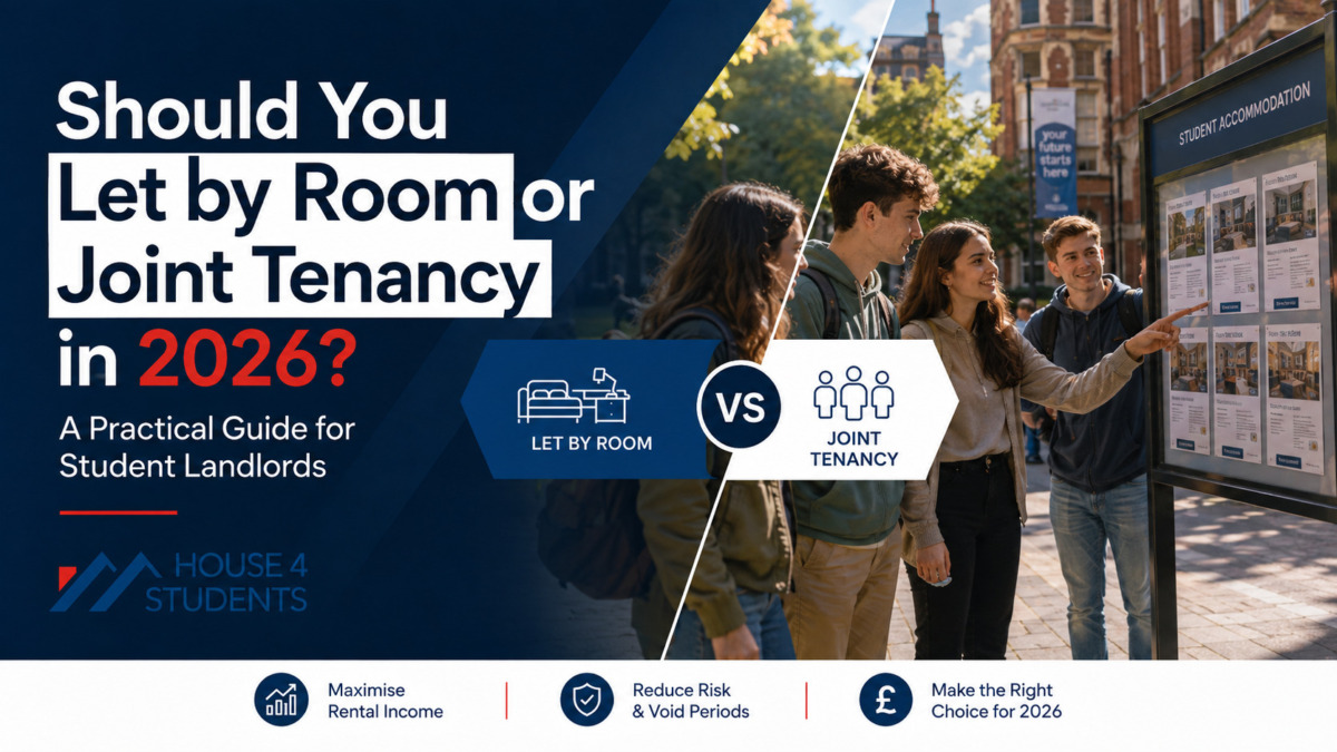 Should You Let by Room or Joint Tenancy in 2026 | House4Students UK